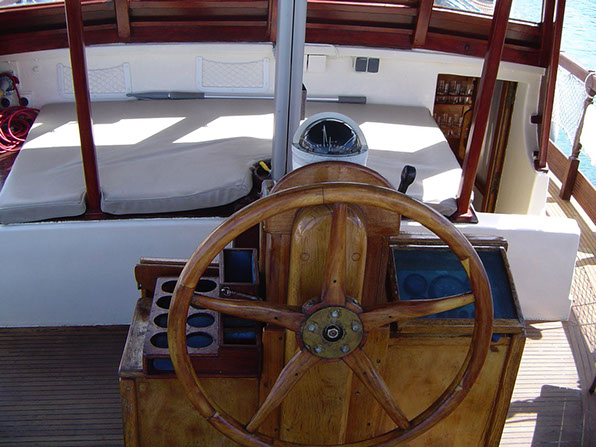 Cockpit with navigation equipment