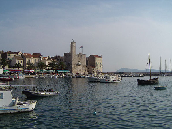 Golden hour sailing Croatia